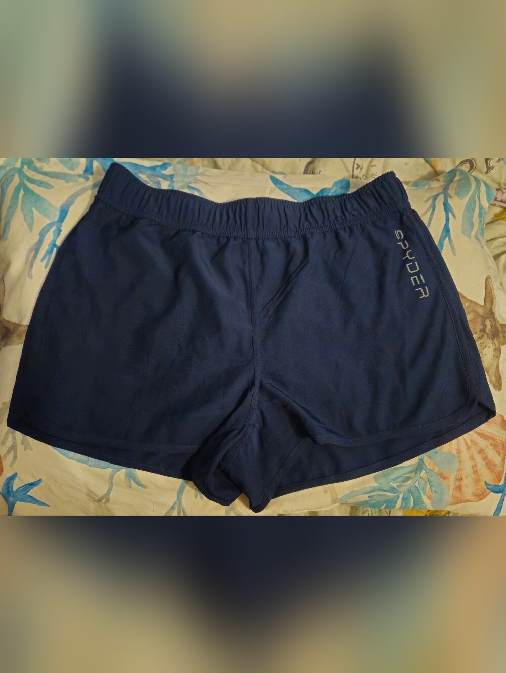 -Spyder- Women's Navy Blue Athletic Shorts Size Large